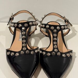 Luciano Padovan Black Studded Women's Shoes size 37